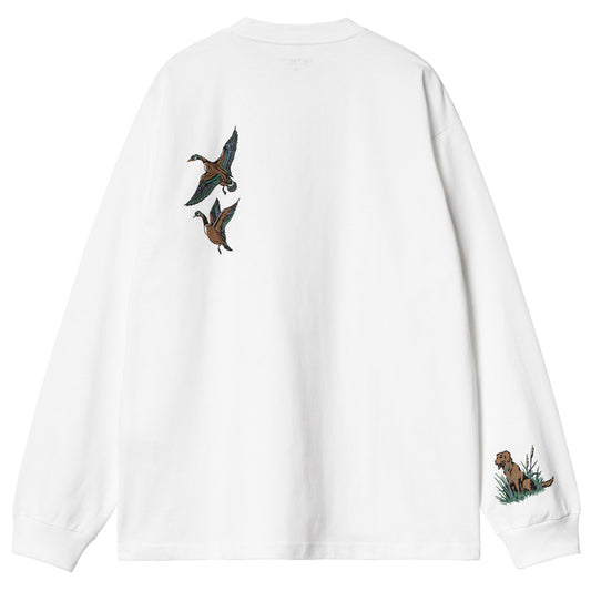 Carhartt WIP Ducks Longsleeve T-Shirt White