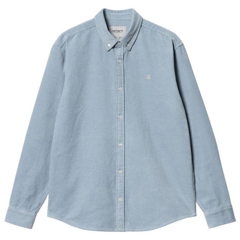 Carhartt WIP Longsleeve Madison Cord Shirt Dusty Ice/Wax