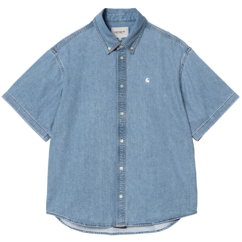 Carhartt WIP Lucas Shirt Blue Bleached