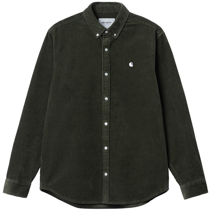 Carhartt WIP Madison Cord Longsleeve Shirt Dark Plant/Wax