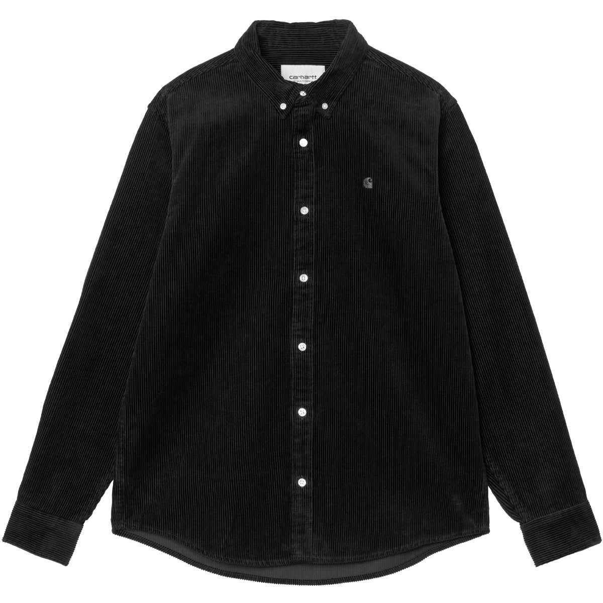 Carhartt WIP Madison Cord Longsleeve Shirt Soot