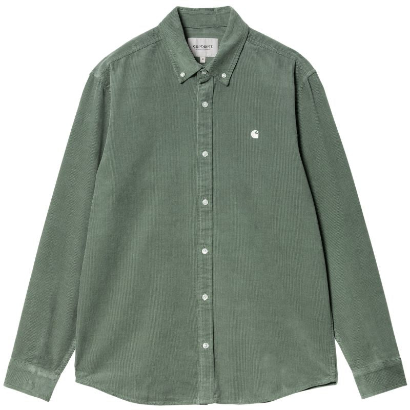 Carhartt WIP Madison Fine Cord Longsleeve Shirt Park/Wax