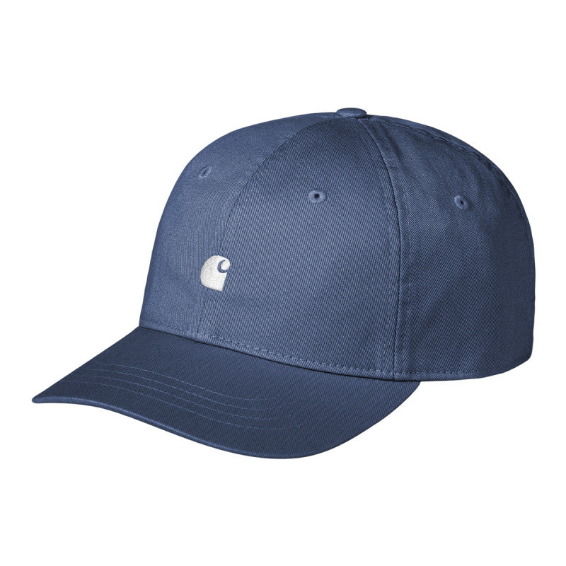 Carhartt WIP Madison Logo Cap Blue Iris/White