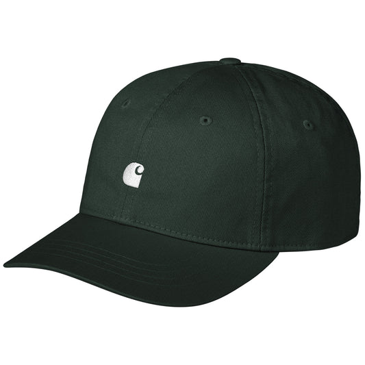 Carhartt WIP Madison Logo Cap Dark Scarab/White