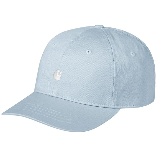 Carhartt WIP Madison Logo Cap Frosted Blue/White