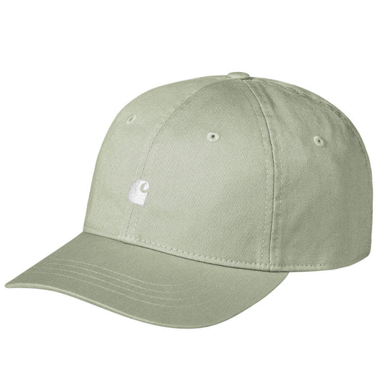 Carhartt WIP Madison Logo Cap Pale Olive/White