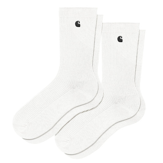 Carhartt WIP Madison Pack Socks White/Black + White/Black