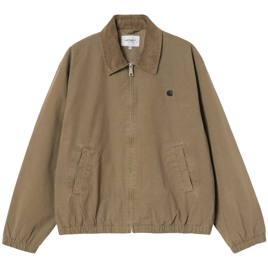Carhartt WIP Madison Ripstop Jacket Dark Beech/Black Garment Dyed