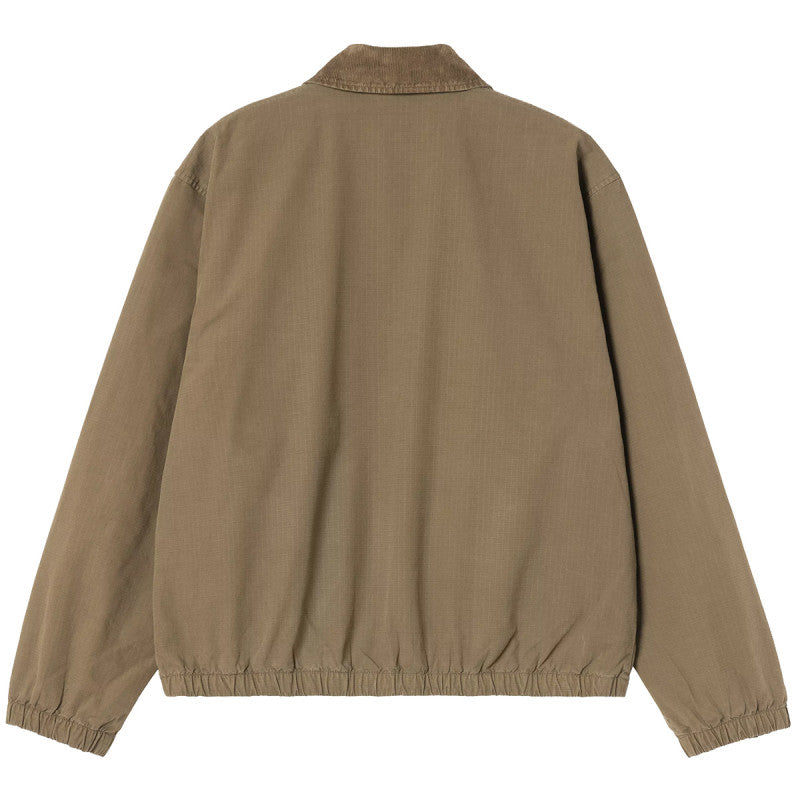 Carhartt WIP Madison Ripstop Jacket Dark Beech/Black Garment Dyed