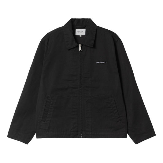 Carhartt WIP Module Script Jacket Black/White Rinsed