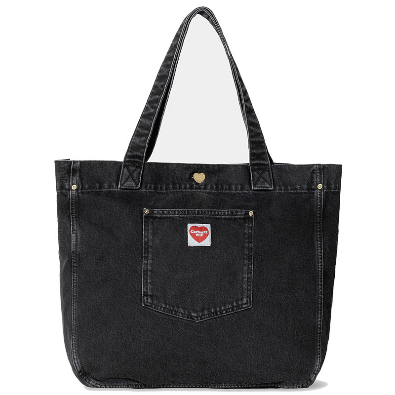Carhartt WIP Nash Tote Bag Black Stone Washed