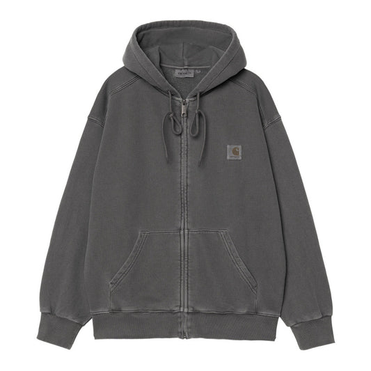 Carhartt WIP Nelson Hooded Jacket Graphite Garment Dyed