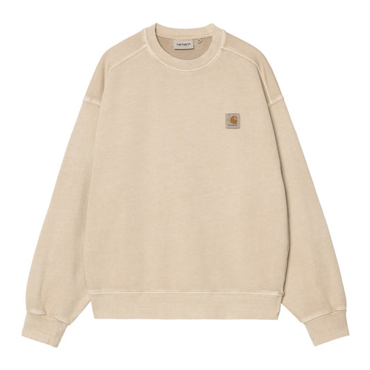 Carhartt WIP Nelson Sweater Fleur De Sel Garment Dyed