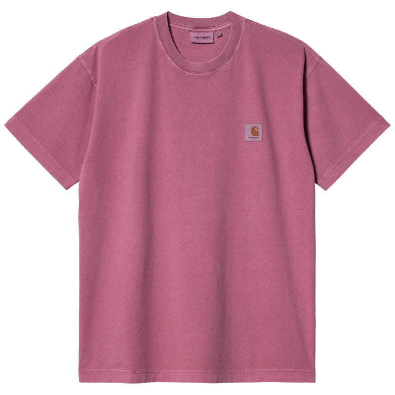 Carhartt WIP Nelson T-Shirt Magenta Garment Dyed