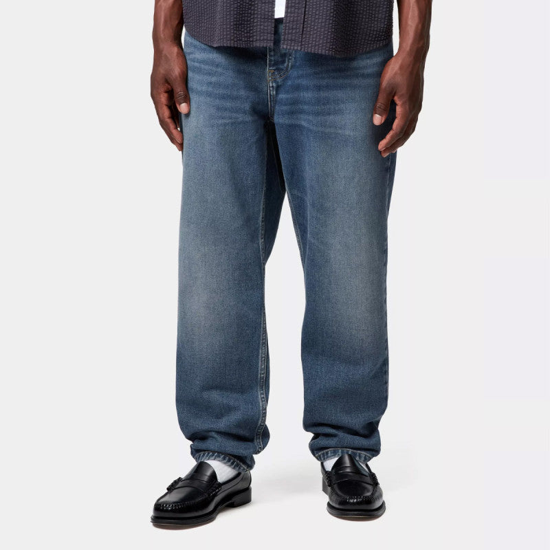 Carhartt WIP Newel Pant Blue Dark Used Wash