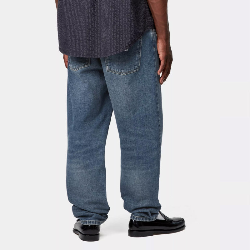 Carhartt WIP Newel Pant Blue Dark Used Wash
