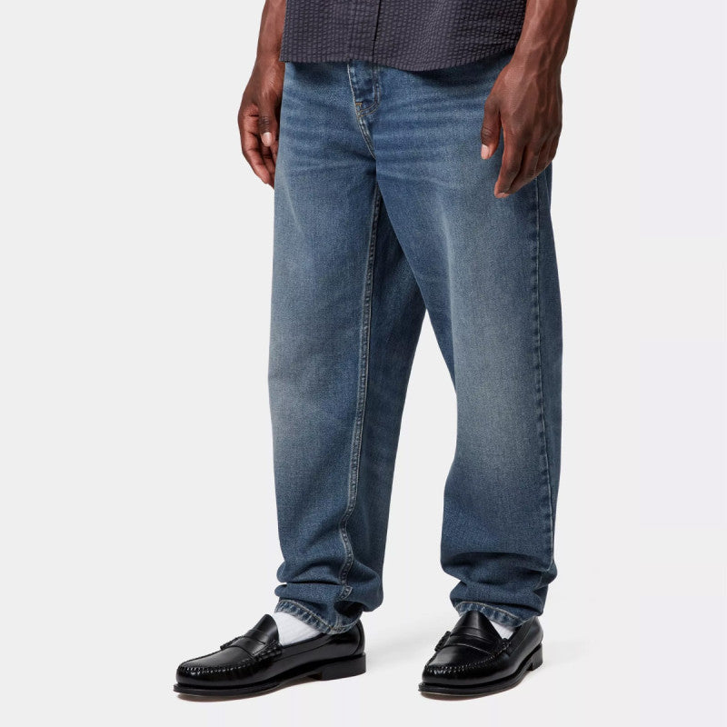 Carhartt WIP Newel Pant Blue Dark Used Wash