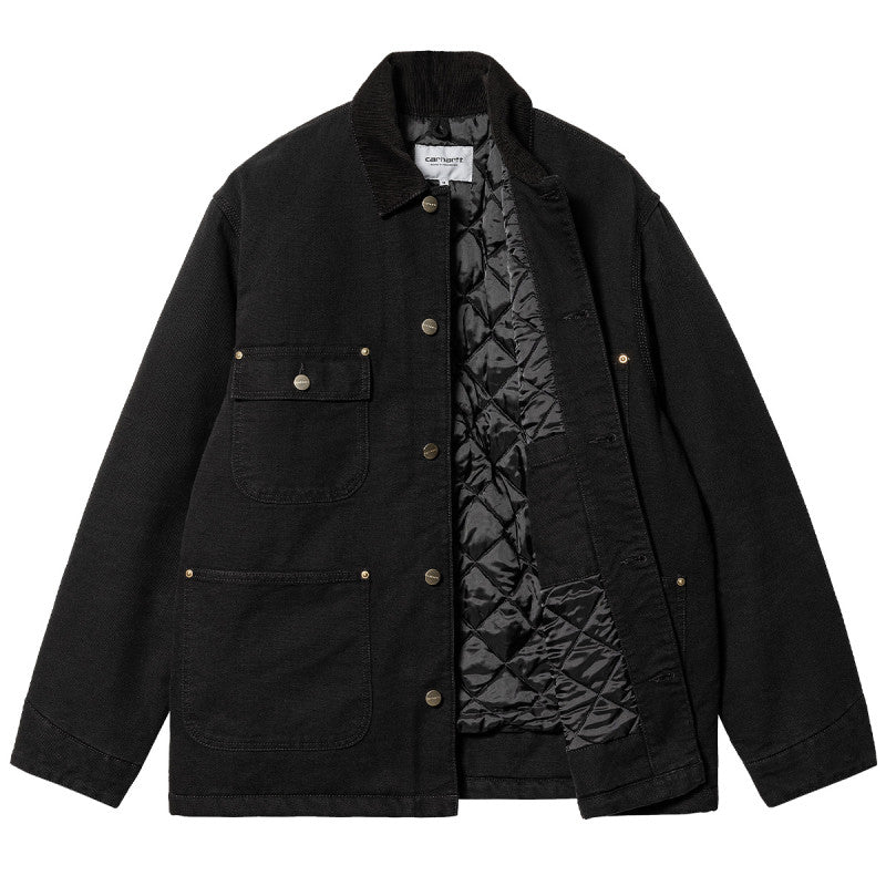 Carhartt WIP OG Chore Coat Black/Black Aged Canvas