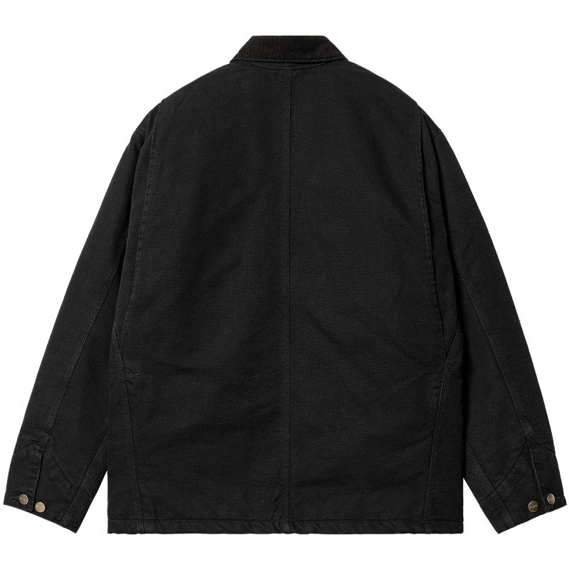 Carhartt WIP OG Chore Coat Black/Black Aged Canvas