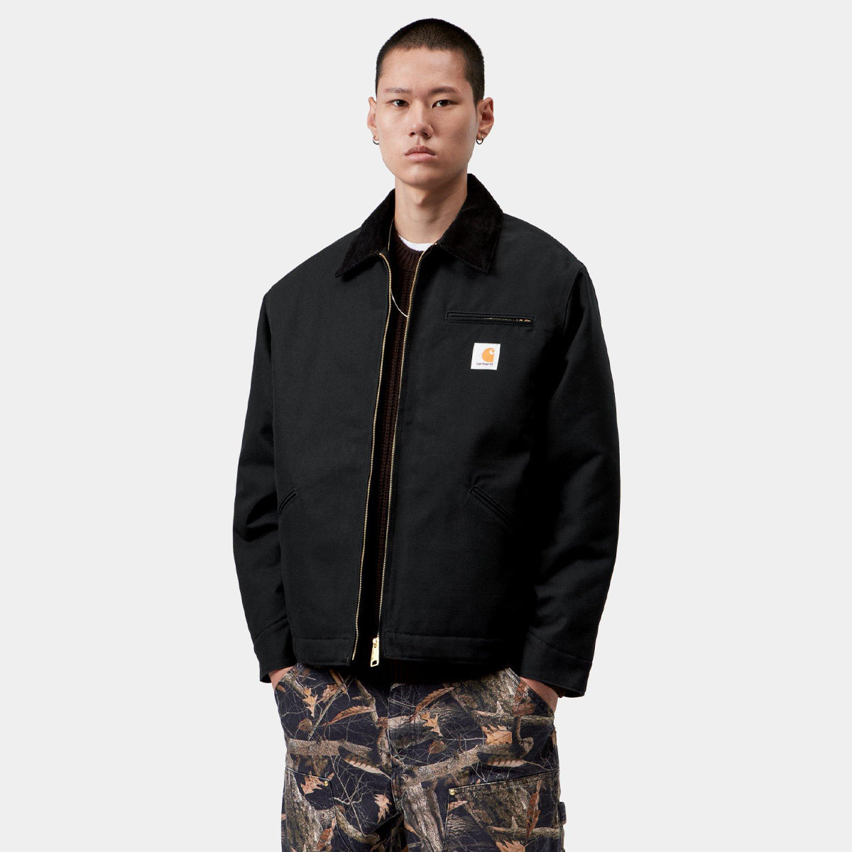 Carhartt WIP OG Detroit Jacket Black/Black Rigid
