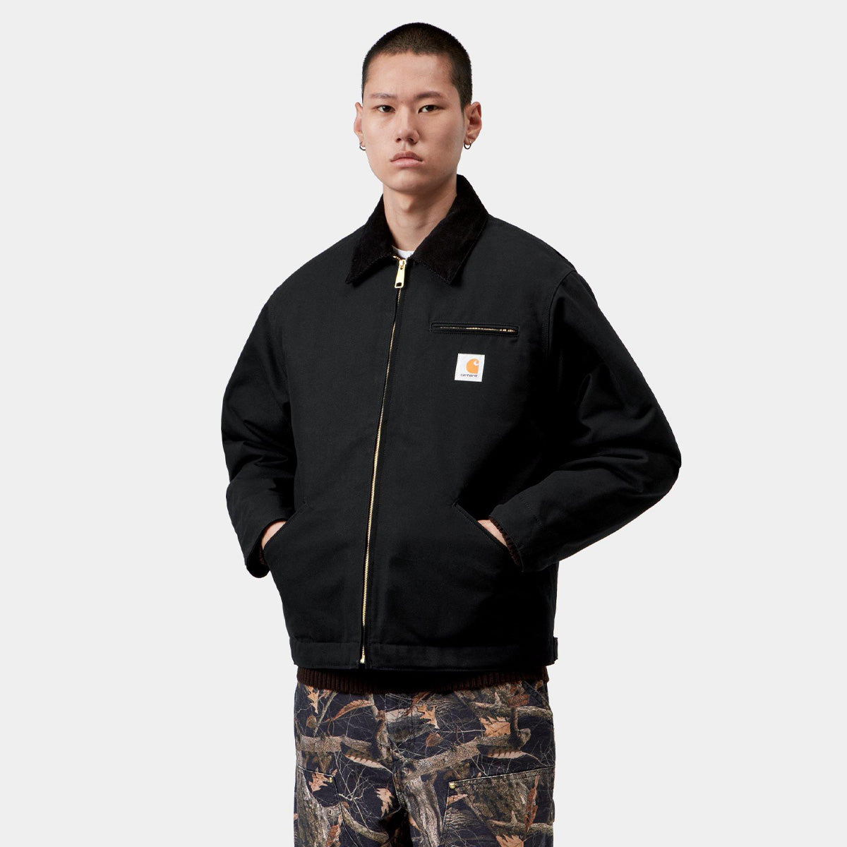 Carhartt WIP OG Detroit Jacket Black/Black Rigid
