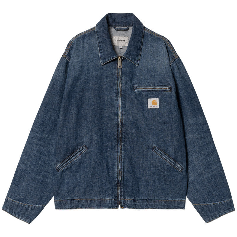 Carhartt WIP OG Detroit Jacket Blue Dark Used Wash