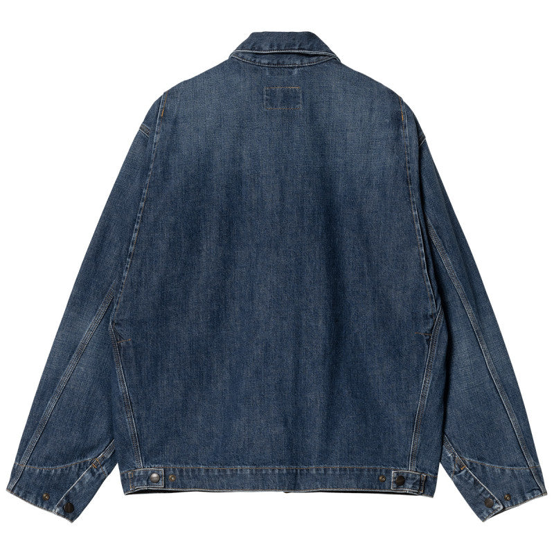 Carhartt WIP OG Detroit Jacket Blue Dark Used Wash