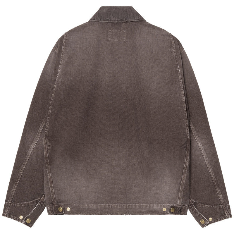 Carhartt WIP OG Detroit Jacket Tobacco/Tobacco Destroy Wash