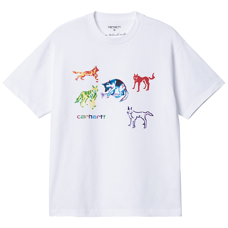 Carhartt WIP Ollie Mac Huskies T-Shirt White