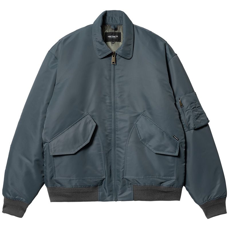 Carhartt WIP Olten Bomber Jacket Ore/Smoke Green