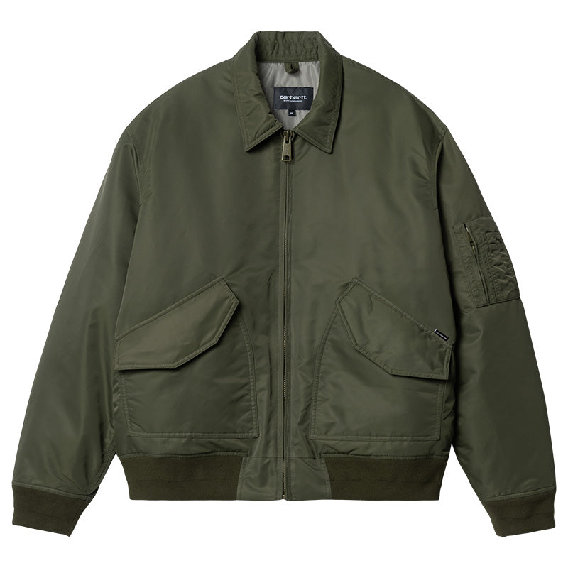Carhartt WIP Olten Bomber Jacket Plant/Smoke Green