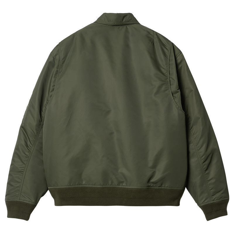 Carhartt WIP Olten Bomber Jacket Plant/Smoke Green
