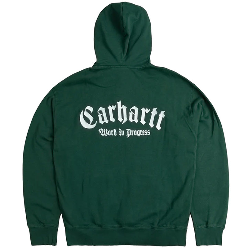 Carhartt WIP Onyx Script Hooded Sweater Chervil/White
