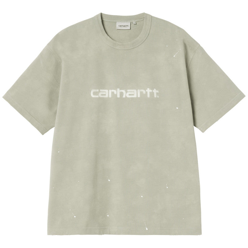 Carhartt WIP Painter T-Shirt Shady Green Destroy Wash Splatter