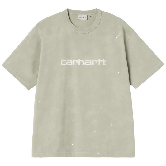Carhartt WIP Painter T-Shirt Shady Green Destroy Wash Splatter
