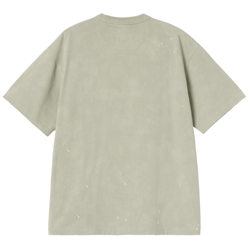Carhartt WIP Painter T-Shirt Shady Green Destroy Wash Splatter