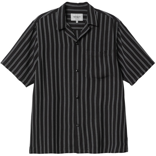 Carhartt WIP Reyes Stripe Shirt Black/White