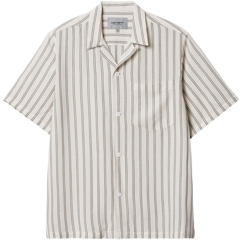 Carhartt WIP Reyes Stripe Shirt Wax/Black