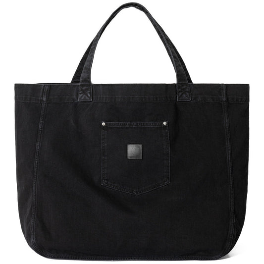 Carhartt WIP Rivet Tote Bag Black Stone Washed