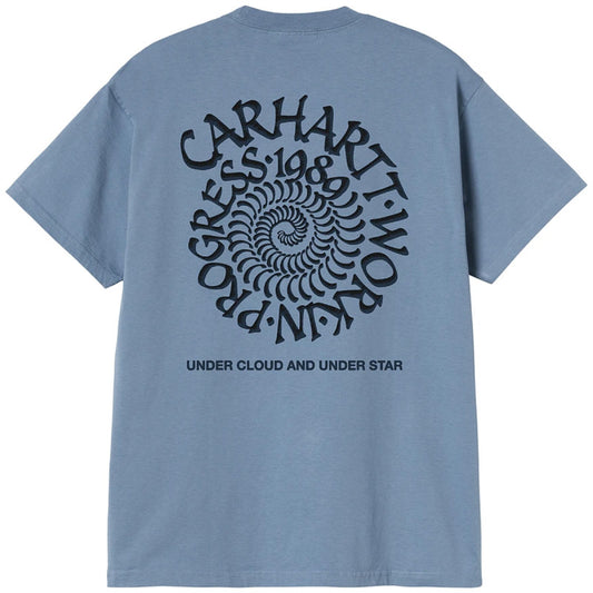 Carhartt WIP Spirals T-Shirt Gentle Blue