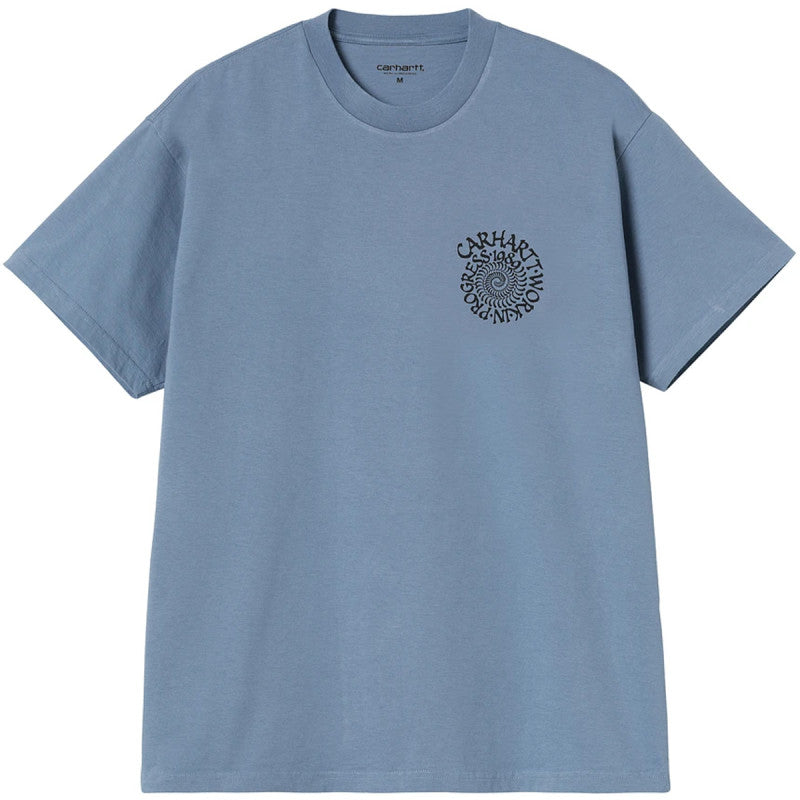 Carhartt WIP Spirals T-Shirt Gentle Blue