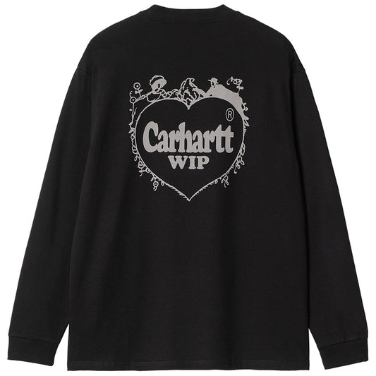 Carhartt WIP Spree Longsleeve T-Shirt Black/Grey