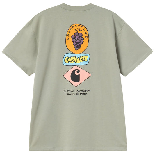 Carhartt WIP Stacked Grapes T-Shirt Shady Green