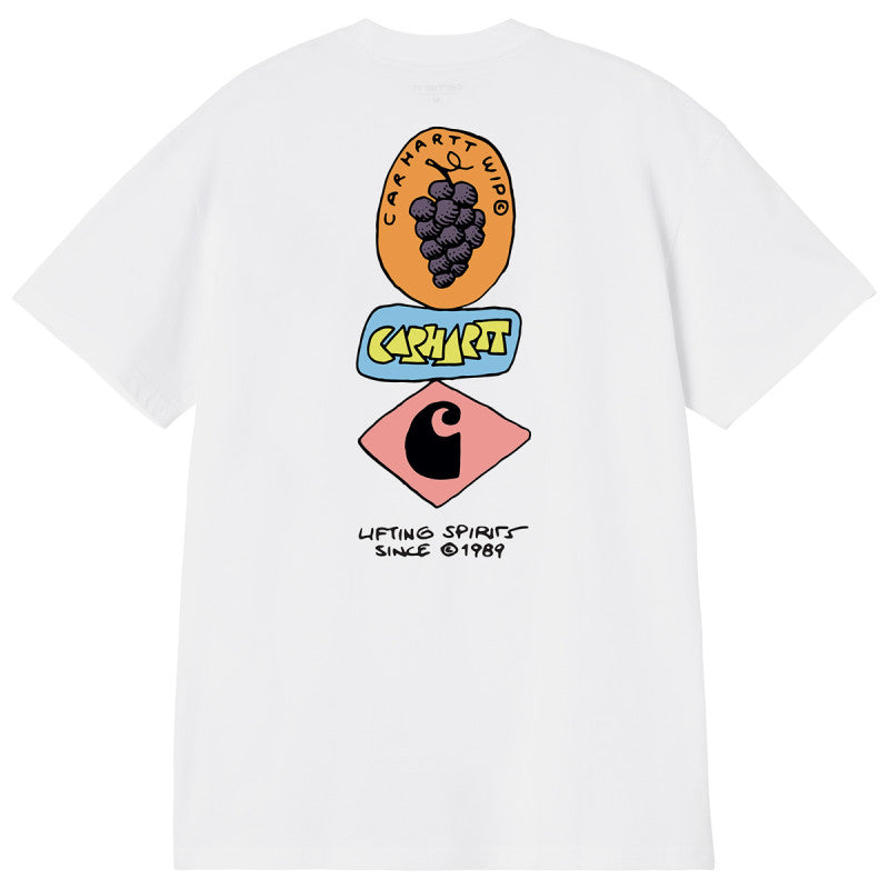 Carhartt WIP Stacked Grapes T-Shirt White