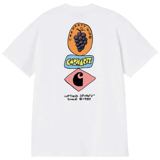 Carhartt WIP Stacked Grapes T-Shirt White