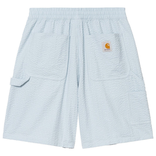 Carhartt WIP Toland Short Toland Stripe Blue Fog