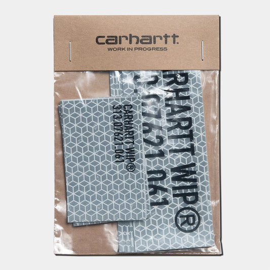 Carhartt WIP Tour Sticker Bag Reflective Grey