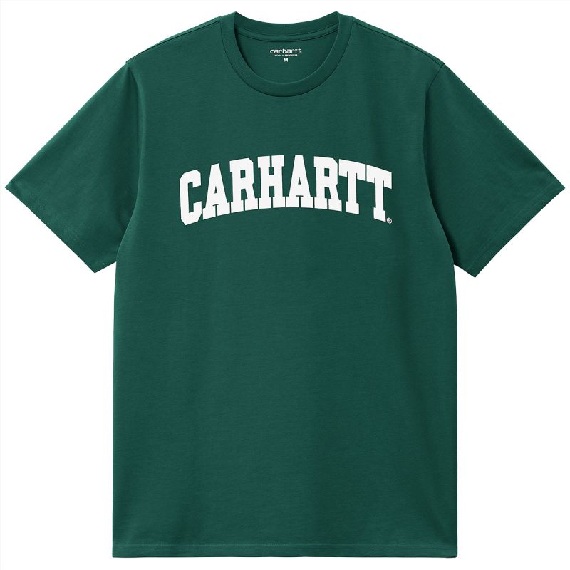 Carhartt WIP University T-Shirt Chervil/White