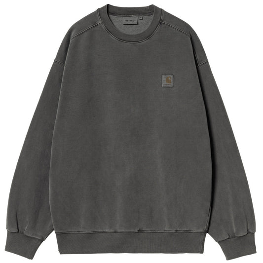 Carhartt WIP Vista Sweater Graphite Garment Dyed