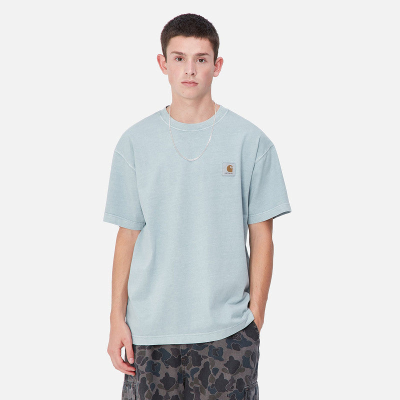 Carhartt WIP Vista T-Shirt Dusty Ice Garment Dyed
